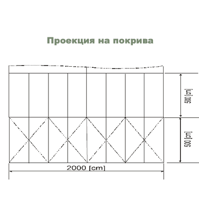 Шатри Халета Тенти широки 20 метра